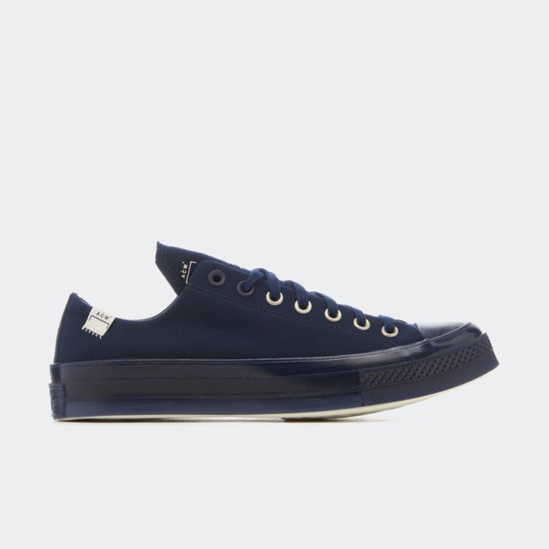 Leather converse navy on sale blue